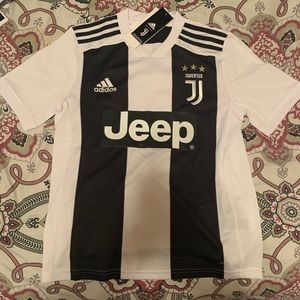 NWT Adidas youth Juventus soccer jerseys